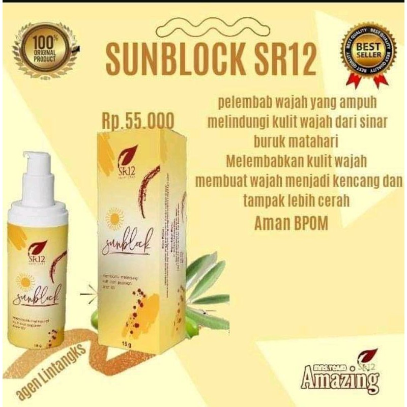 SUNBLOCK SR12 HERBAL MENGANDUNG SPF 30++