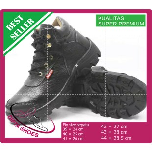 Sepatu Safety Boot Bahan Kulit Sapi L.2