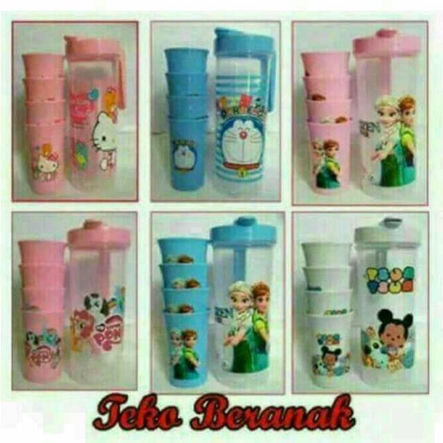 Teko beranak / teko set karakter