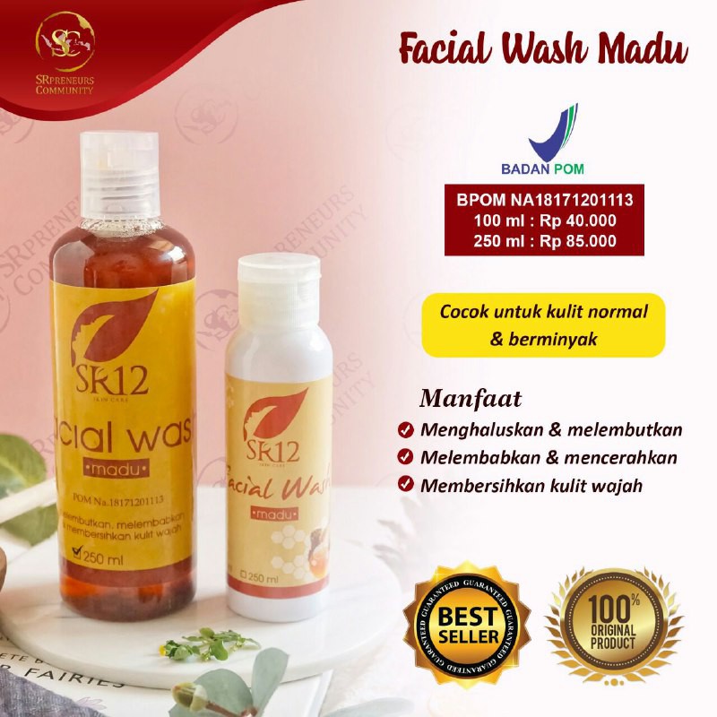 Facial Wash Madu