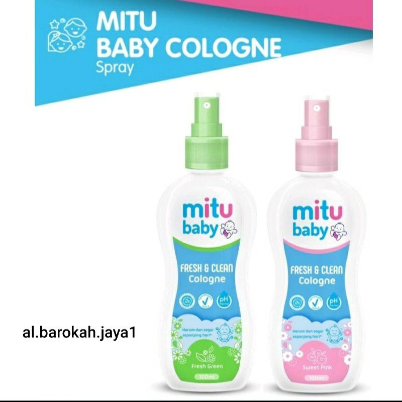 Mitu Baby Cologne Fresh & Clean 100ml