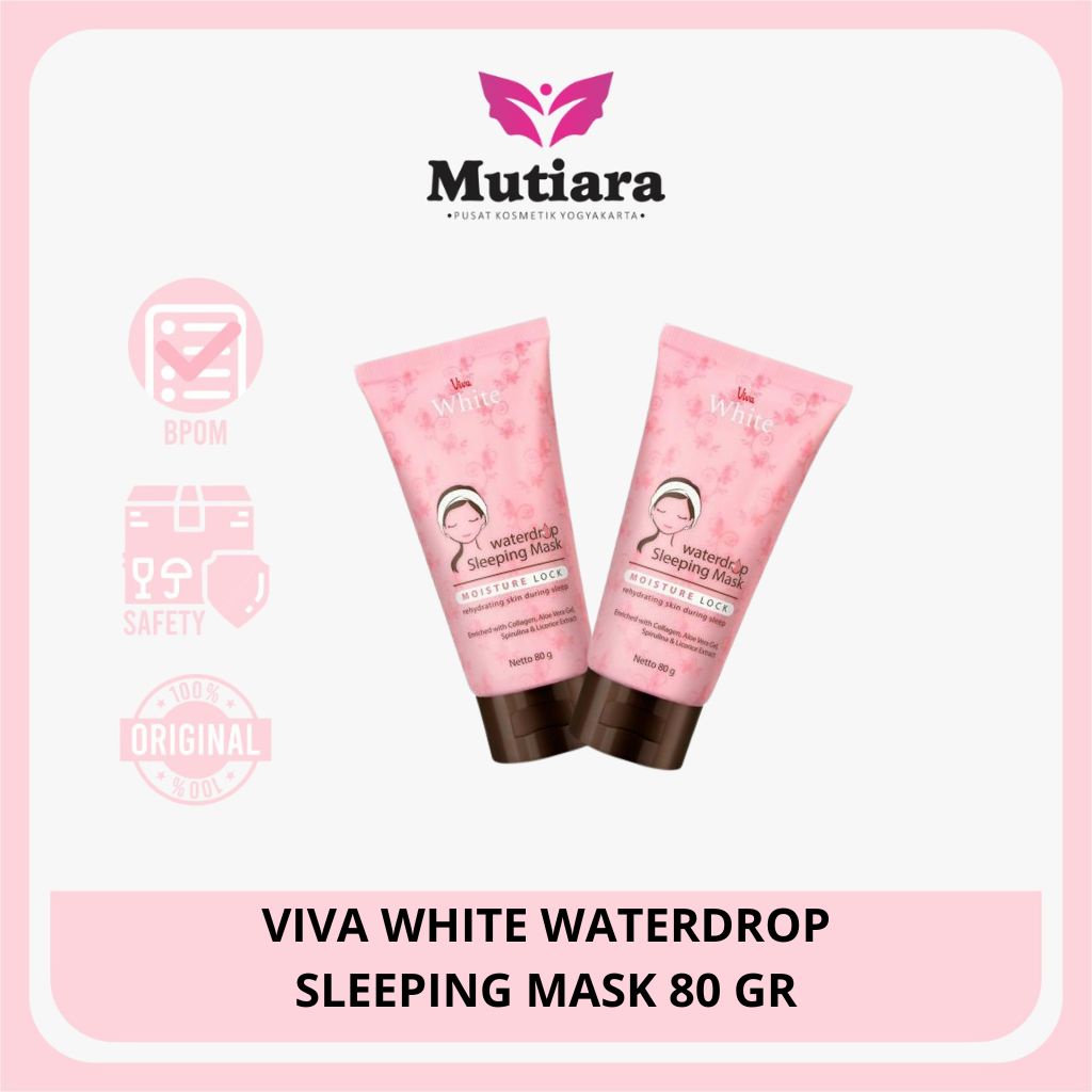 VIVA WHITE WATERDROP SLEEPING MASK 80 GR
