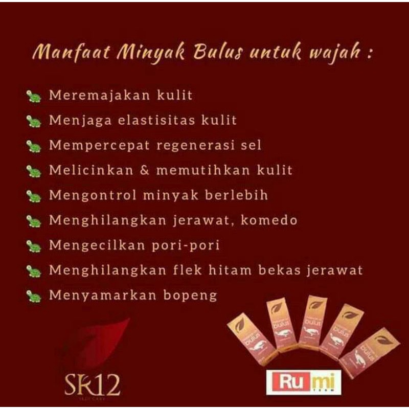 minyak bulus sr12
