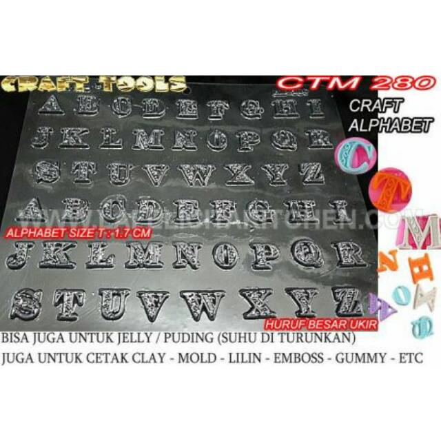 Cetakan huruf ctm 280