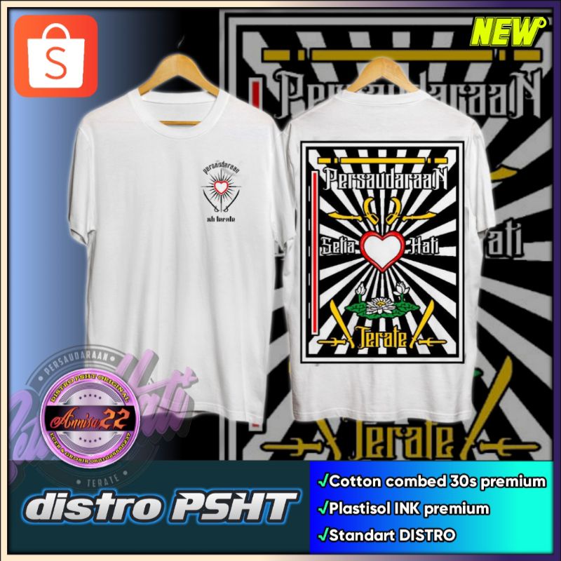 KAOS BOR PSHT PUTIH ELEGAN (KODE A1)