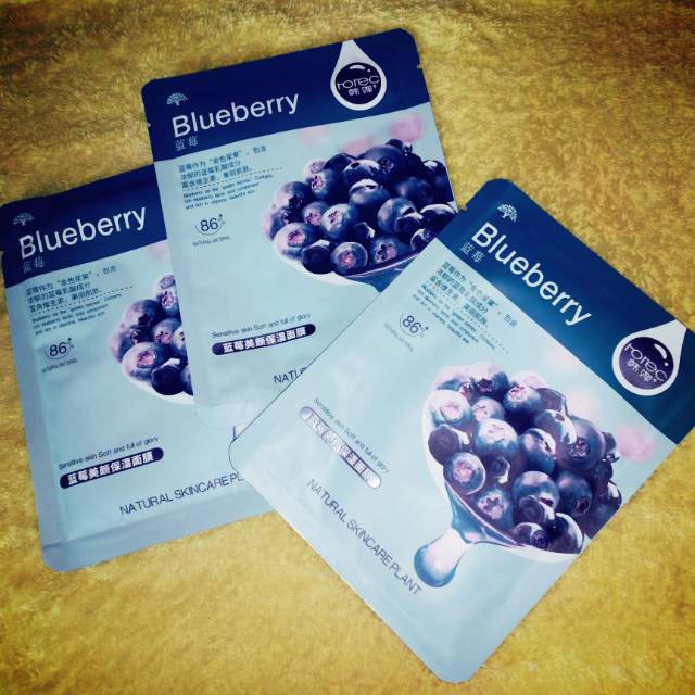 Rorec Sheet Mask Blueberry