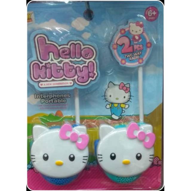 Walker Talkie Hello Kitty. (Bisa nyala)