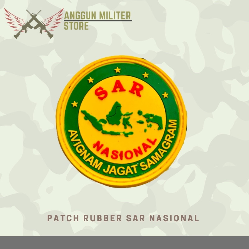 patch rubber TIM SAR / BNPB / BPBD / RESCUE / SAR /