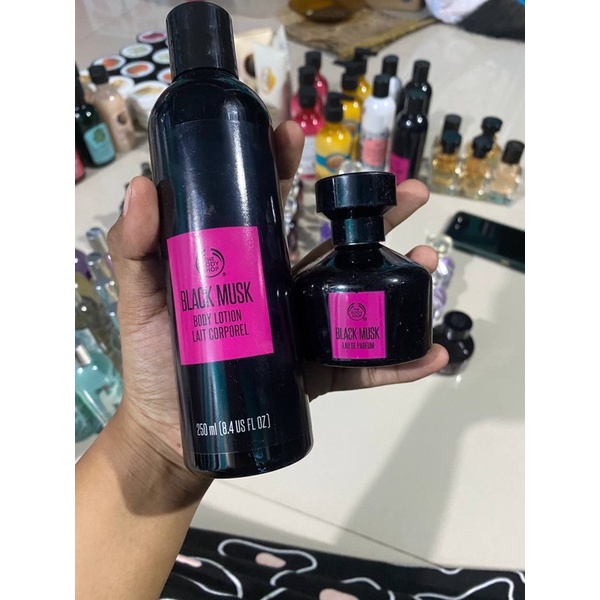 SET BLACK MUSK(lotion+edp)