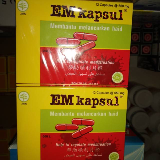 EM KAPSUL PER BOX ISI 12 CAPSUL
