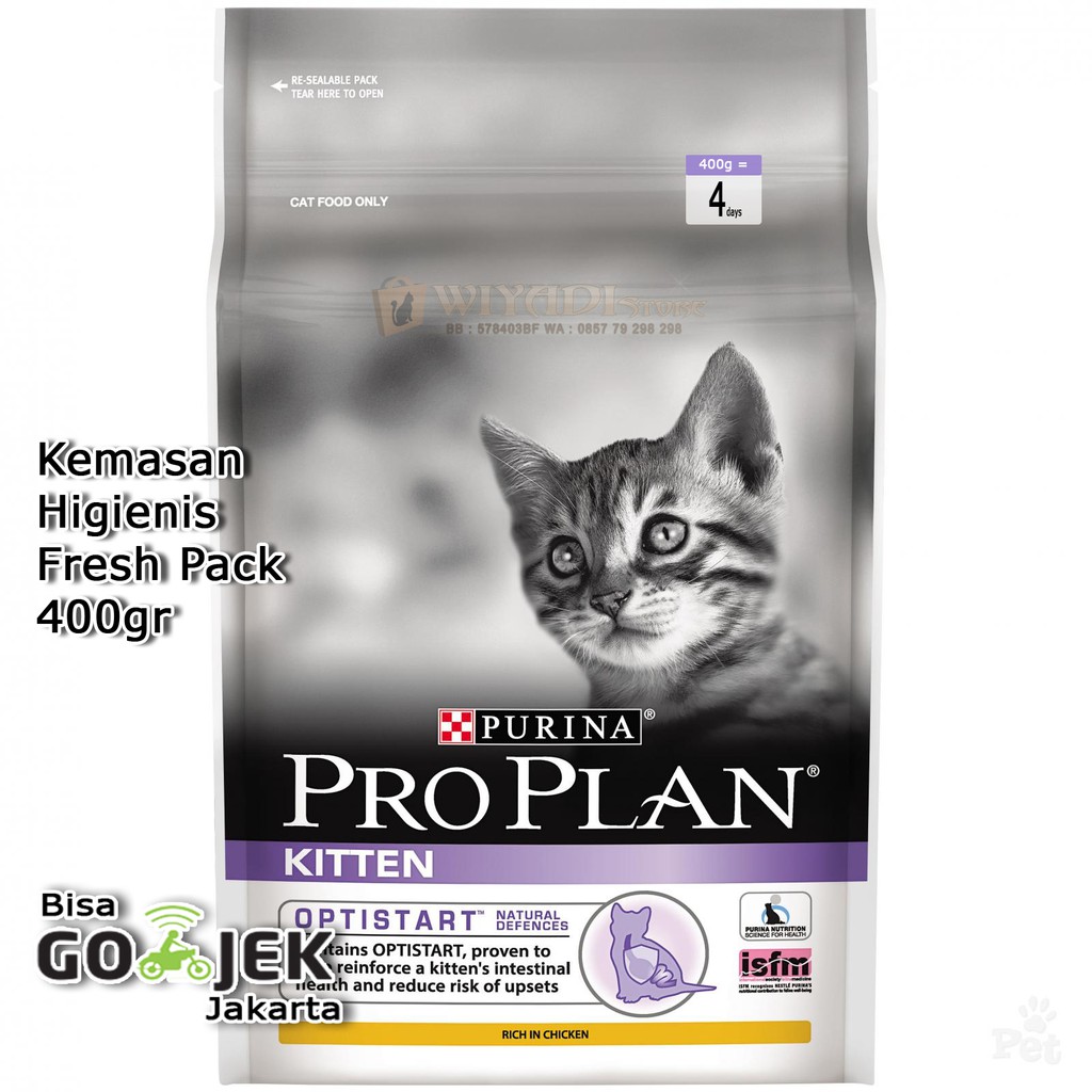 Makanan Kucing Proplan Kitten [Re- Pack 500gr]