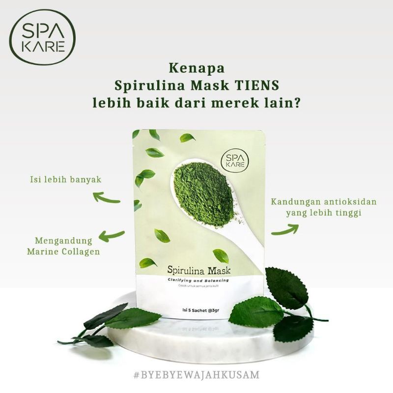 PAKET MASKER SPIRULINA