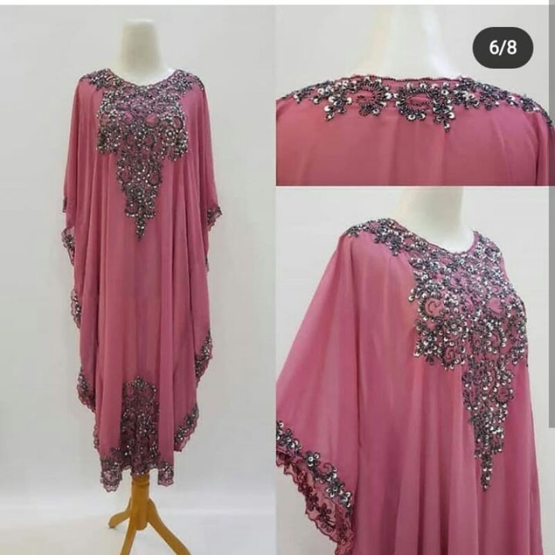 Kaftan Ceruty Corneli Pink