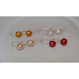 Anting Perak Mutiara Lombok
