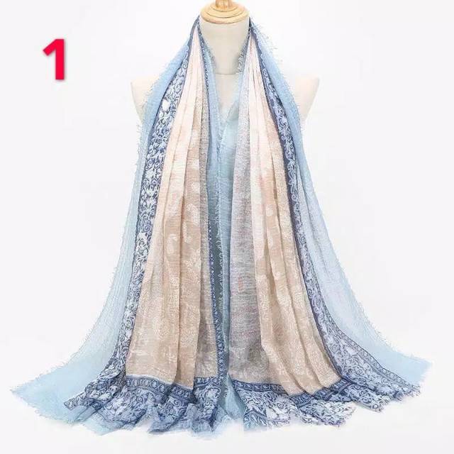 Pashmina Crincle Motif