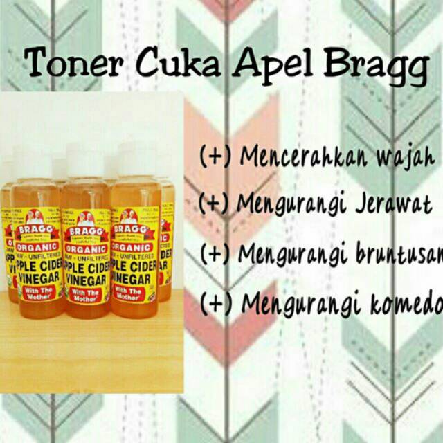 TONER CUKA APEL BRAGG 100ML
