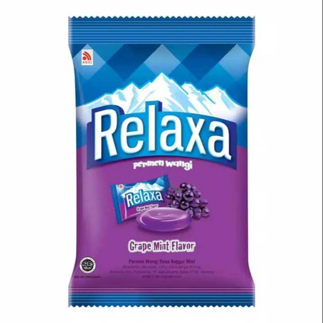 Permen Relaxa Grape Mint 125 gram