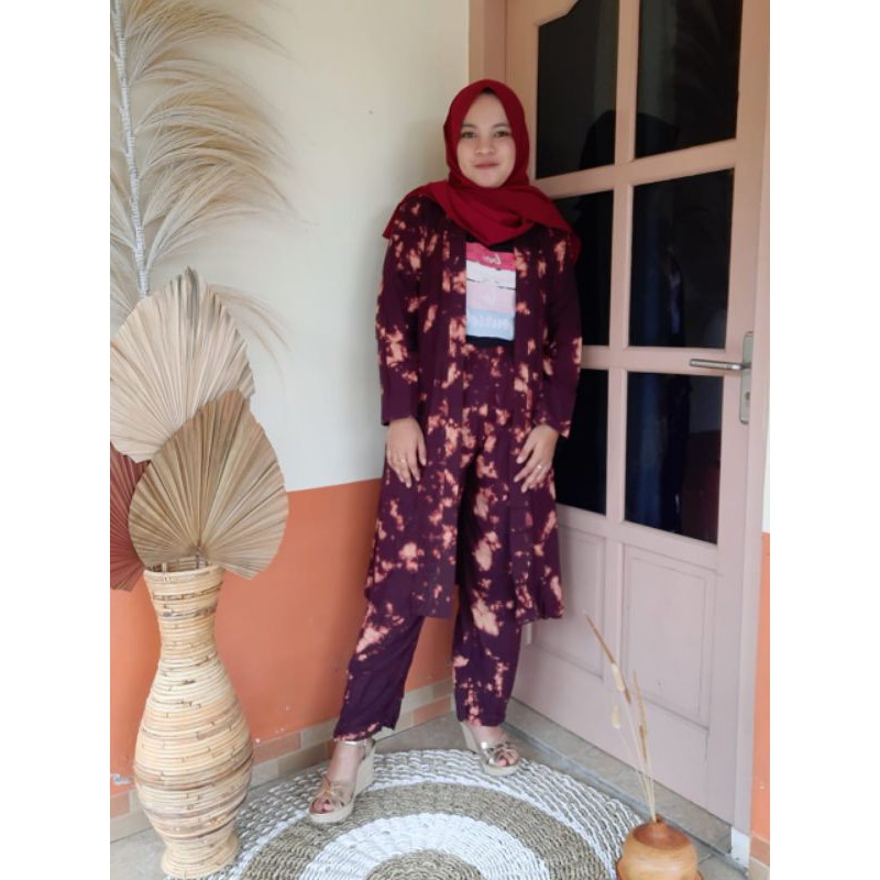 setelan outer panjang