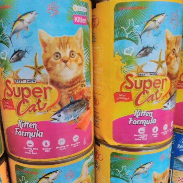 Supercat kitten 400gr Makanan kucing