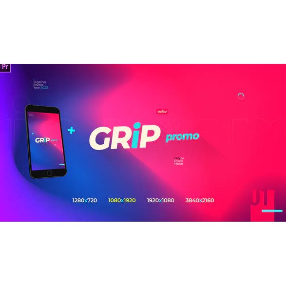 Grip Modern Gradient Opener Promotion Instagram Storie Essentials Plugin Ae