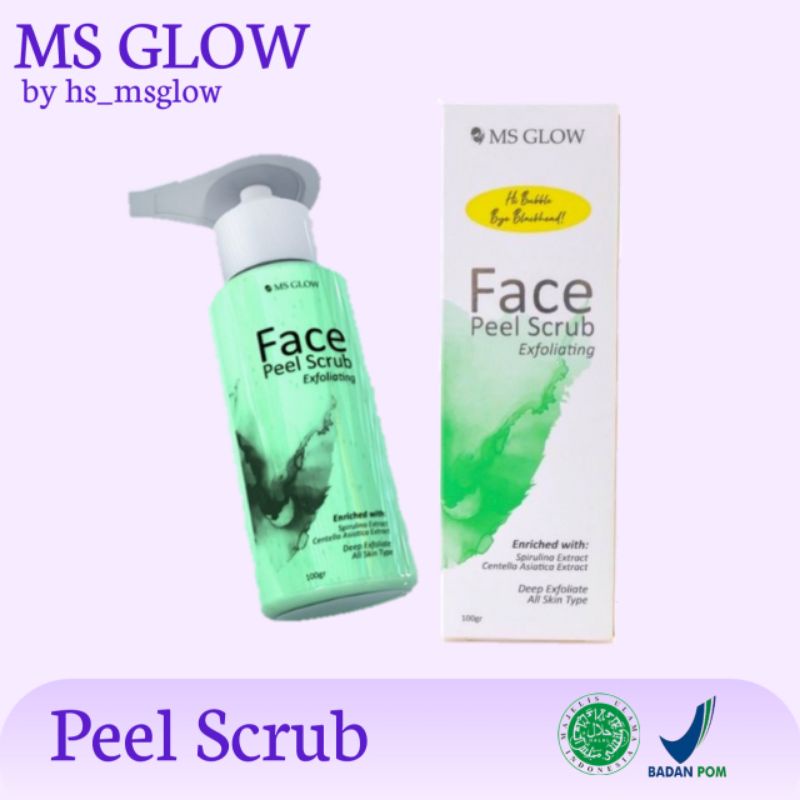 Face peel scrub MS GLOW