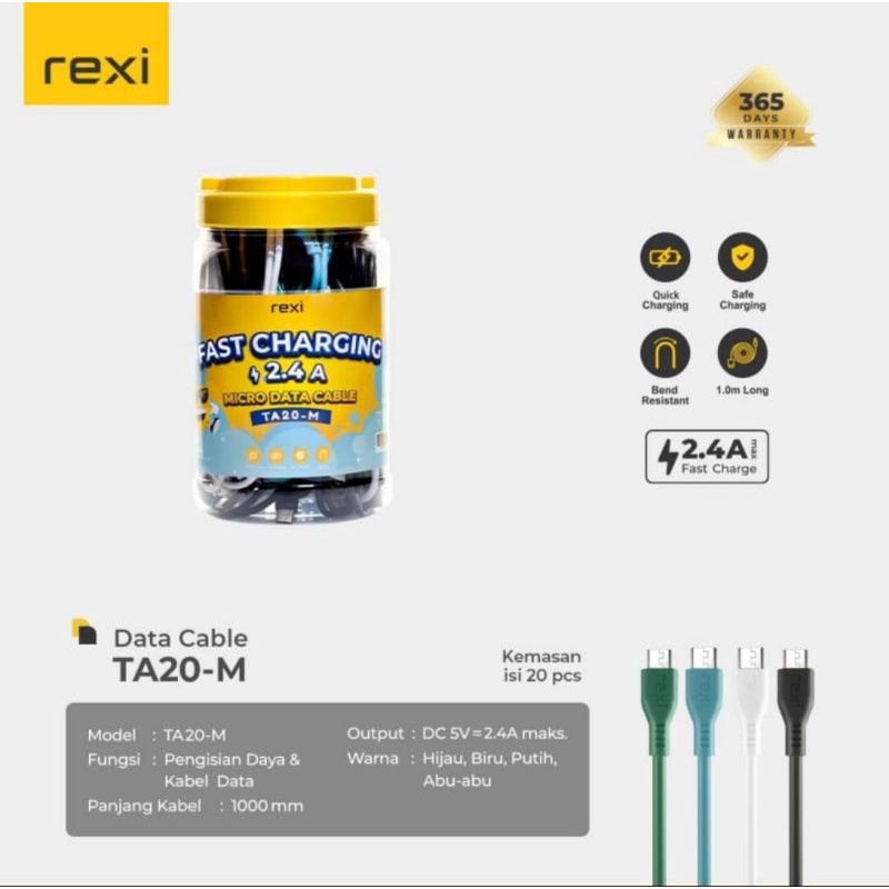 KABEL MICRCO REXI TA20M 2.4A