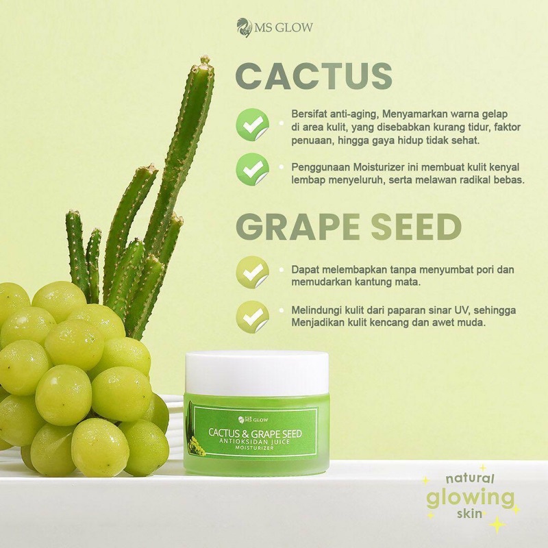 Catcus&Grape Seed moisturaizer