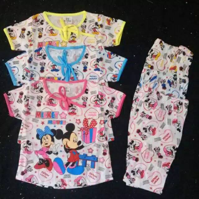 Setelan anak pendek2 gambar mickey mouse