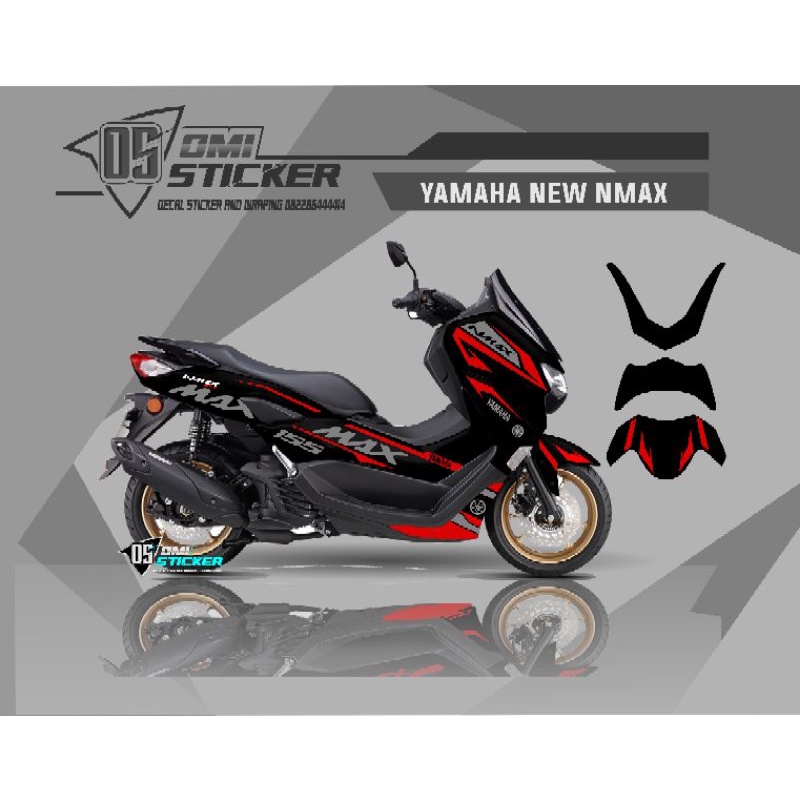 Decal yamaha new Nmax maxRed