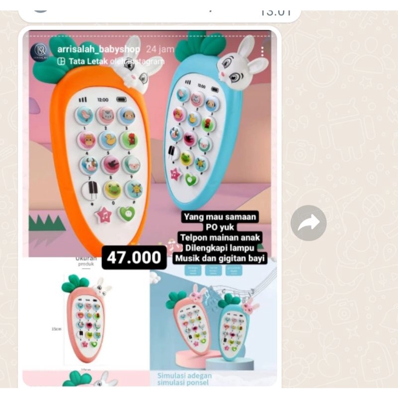 mainan telepon anak