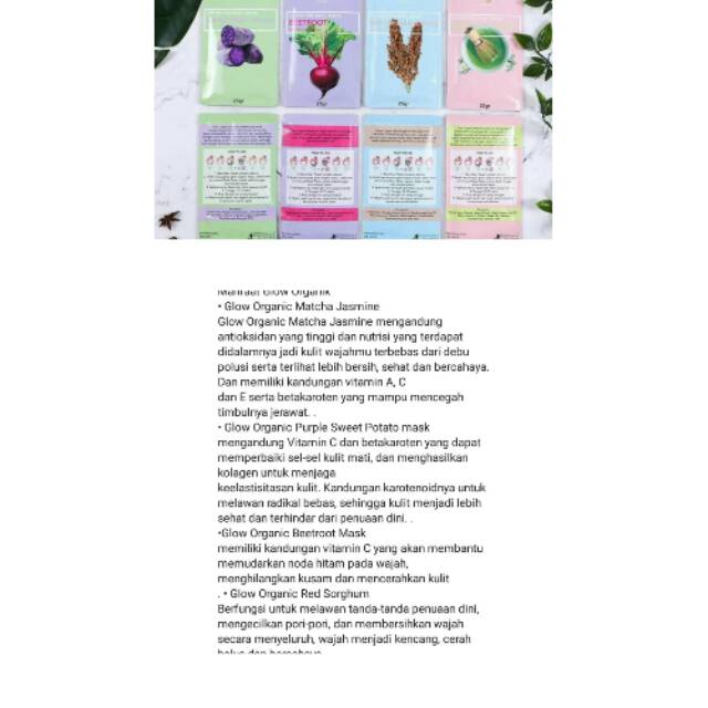 Glow Organic Mask