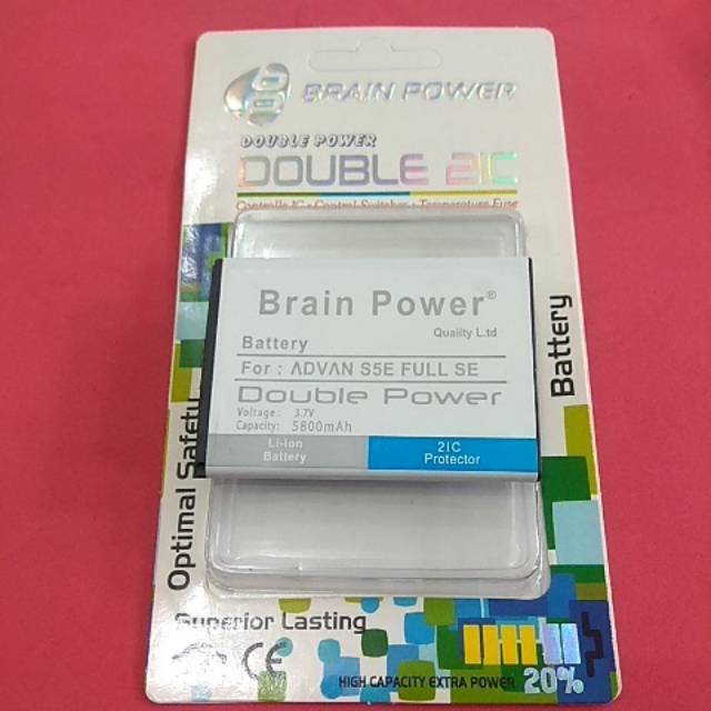 Batrai BatTERY Advan S5E FULL VIEW Brain power