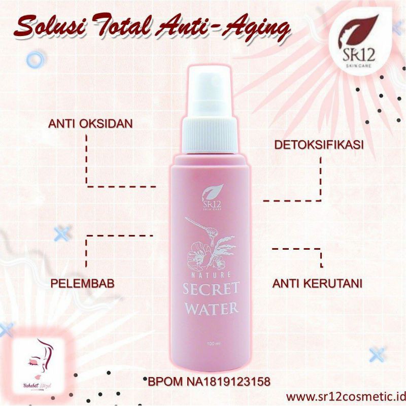 SETTING SPRAY/SECREET WATER SR12.