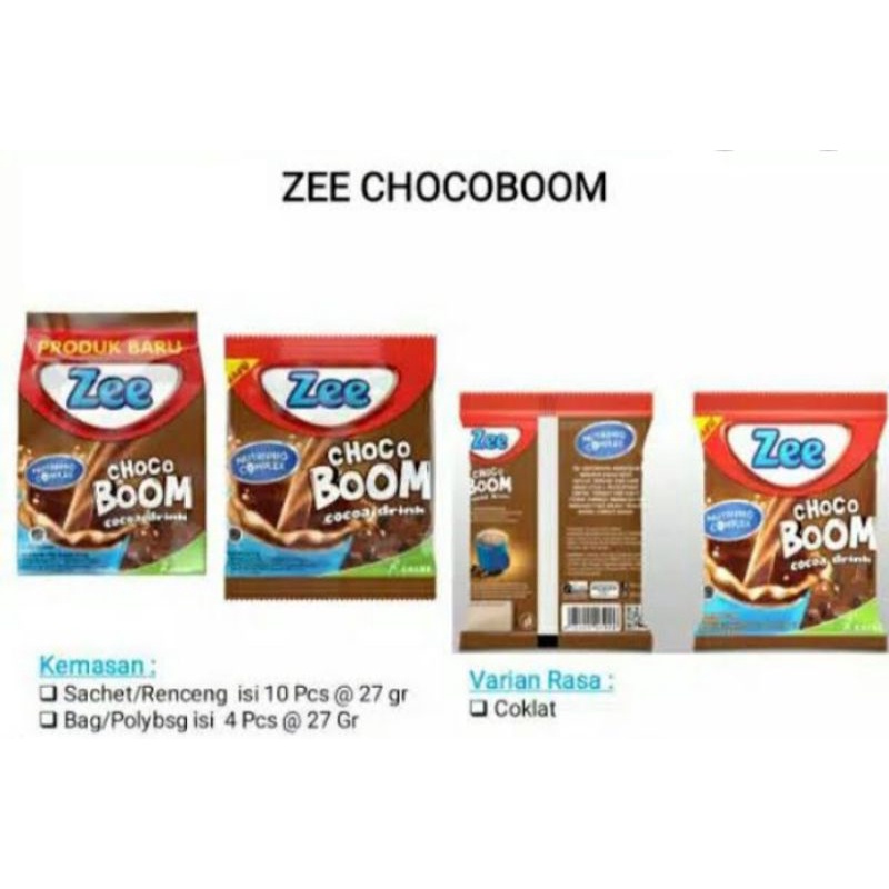 Zee Choco Boom isi 12sachet