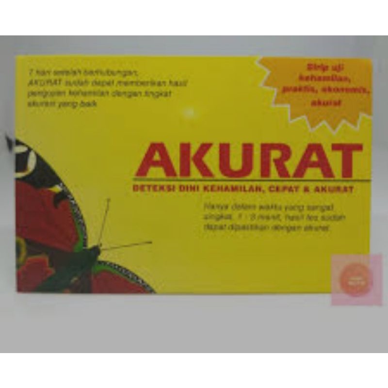 TEST PACK ONE MED AKURAT SENSITIF