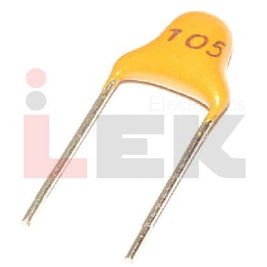 Capacitor 1uF Ceramic Radial ~El~Xt1~