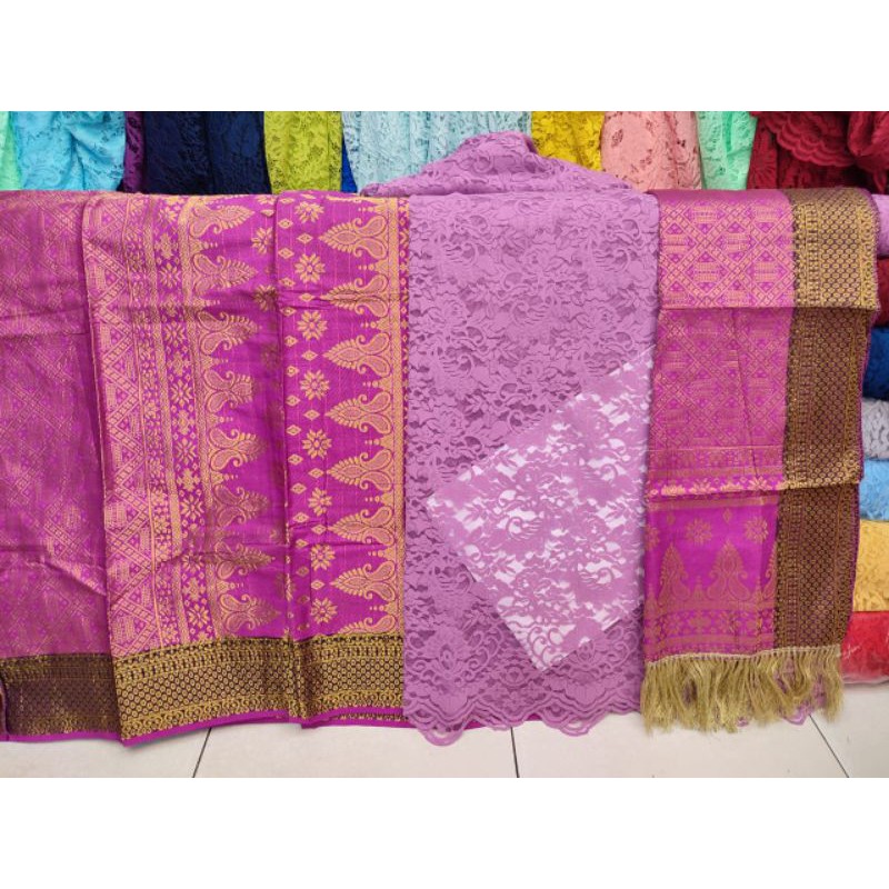 brokat set songket