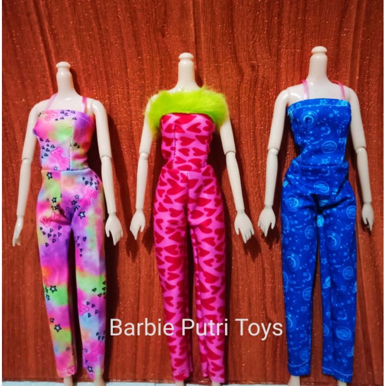 BAJU BONEKA OVERALL# JUMPSUIT CANTIK#