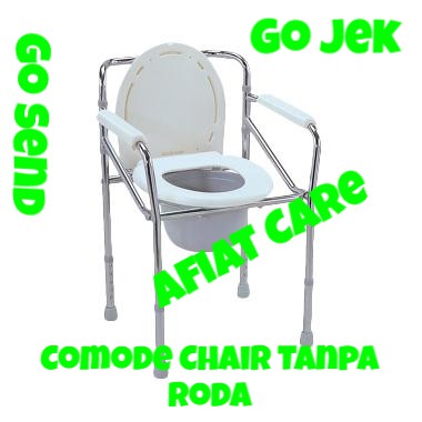 Commode Chair Tanpa Roda