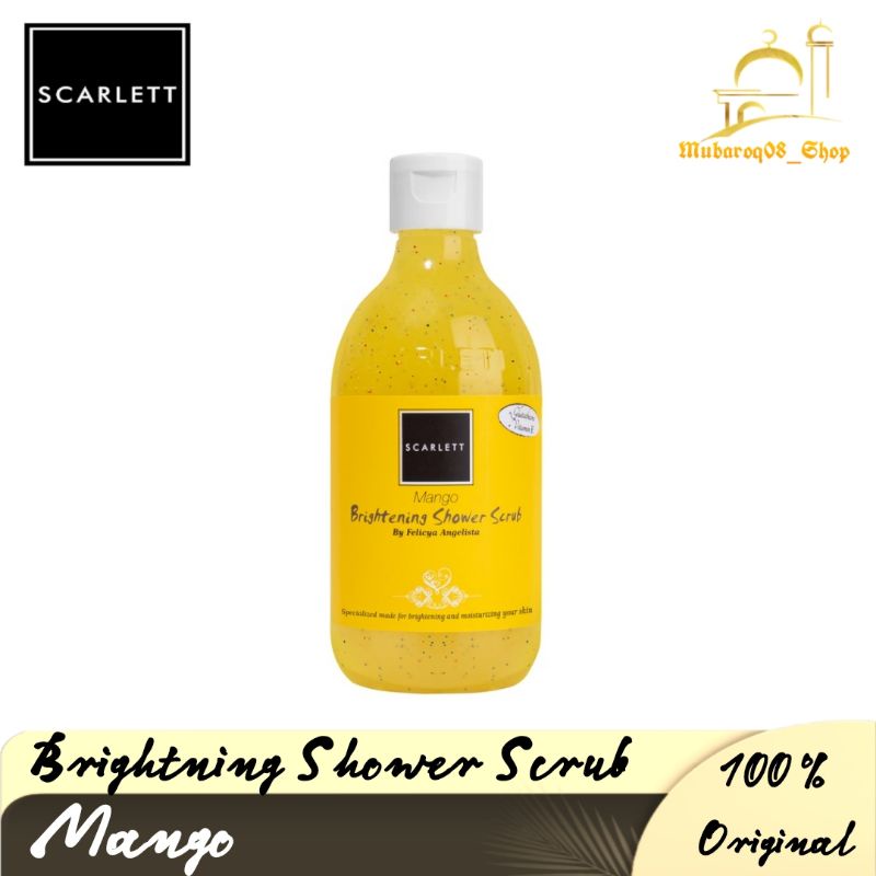Scarlett Whitening Shower Scrub Mango