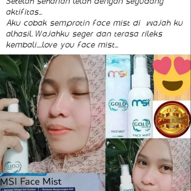 MSI Face mist