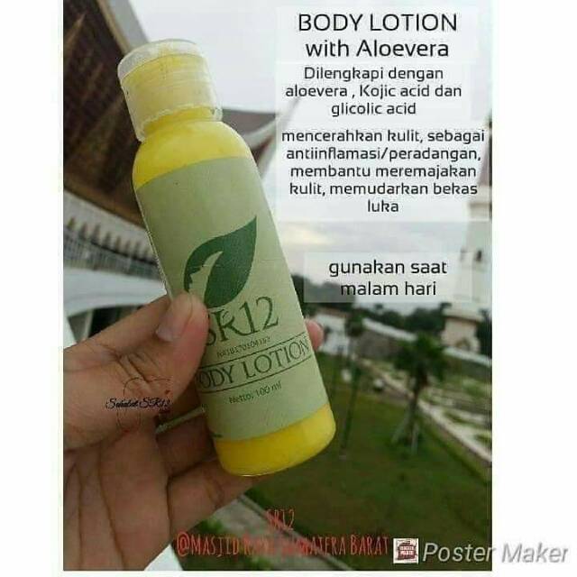 Body lotion night
