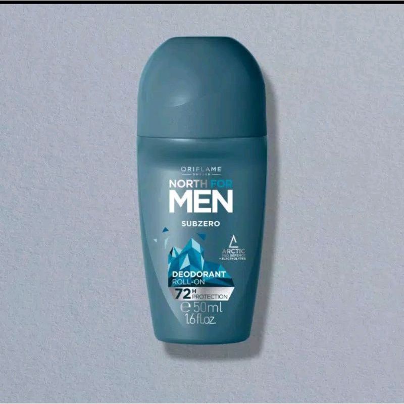 North for men subzero deodorant roll on