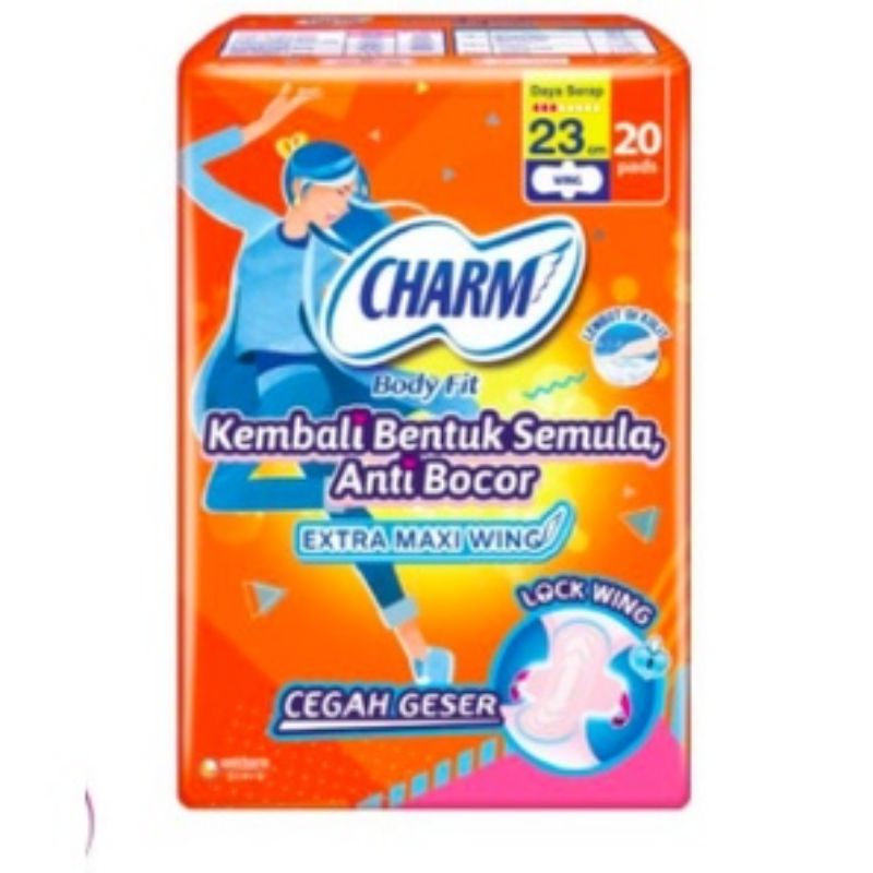 Charm pembalut 23cm