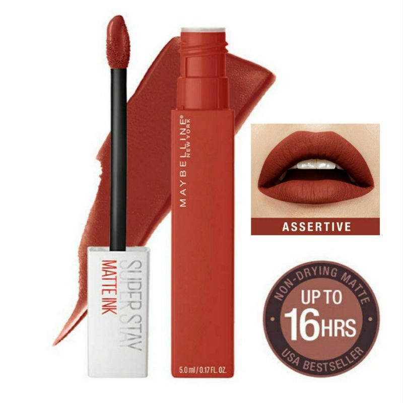 maybelline super stay matte ink- assertive