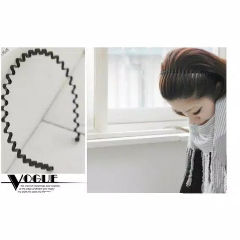 bando besi zig zag