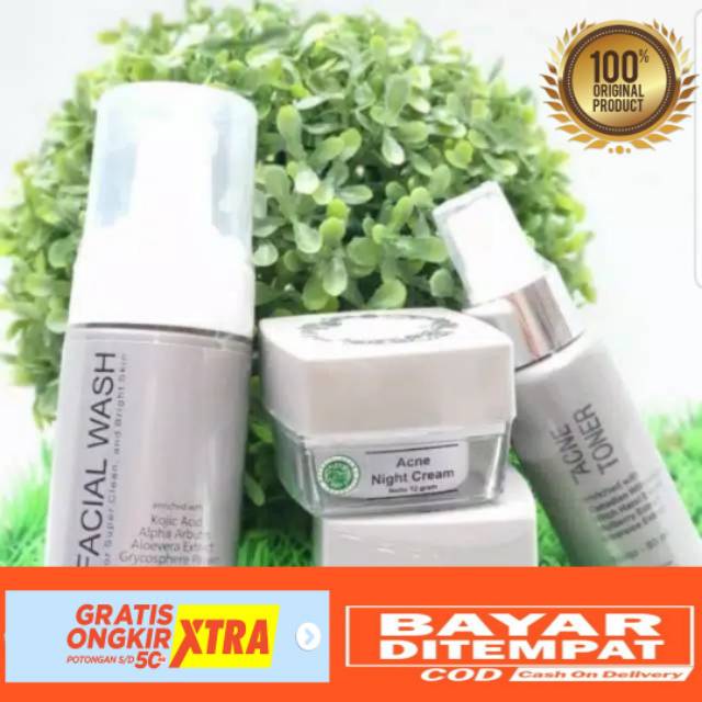 Ms glow acne original bpom ( paket acne basic )