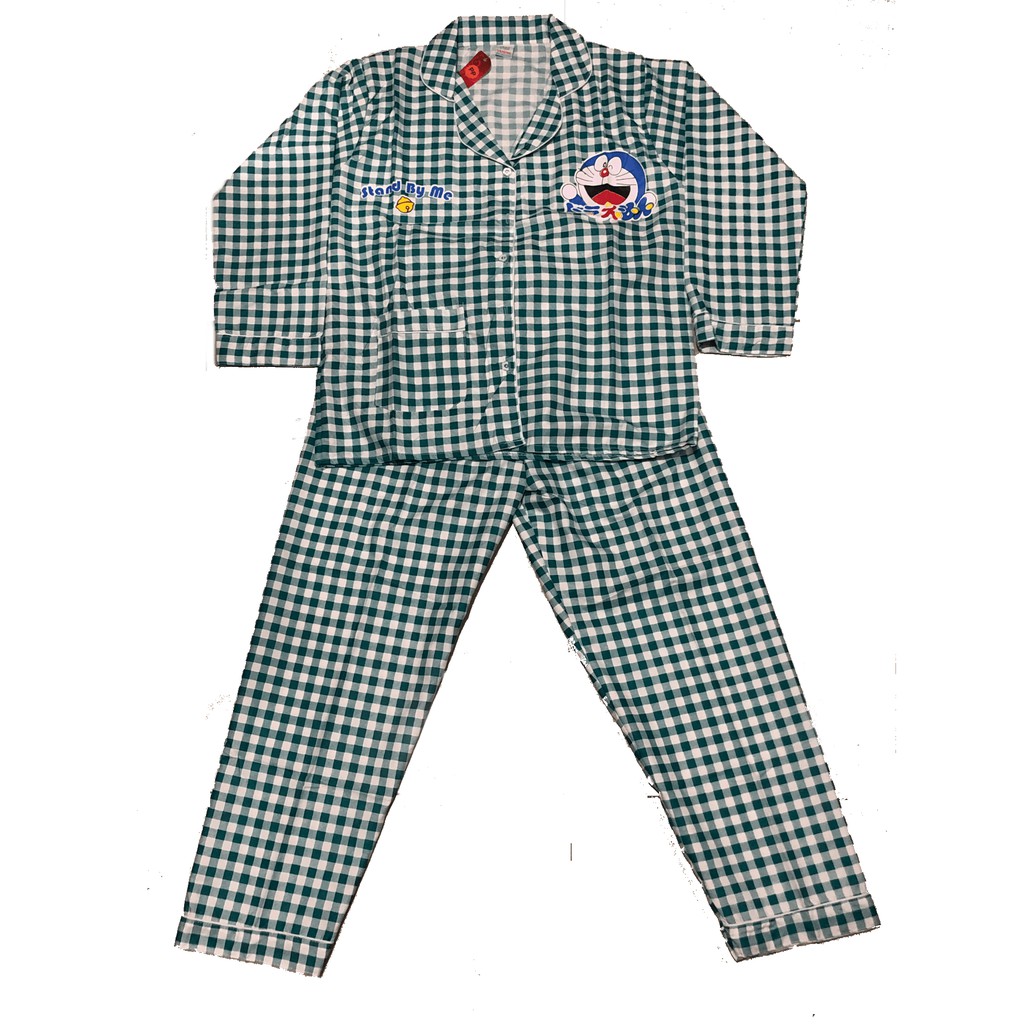 PIYAMA DEWASA KOTAK SET