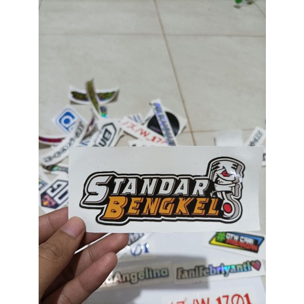 STICKER STANDAR BENGKEL