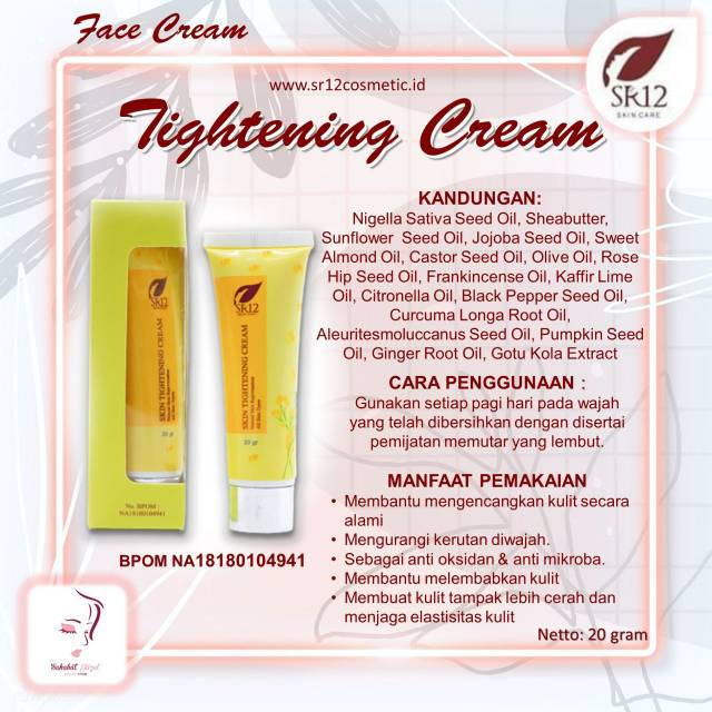 Tightening cream